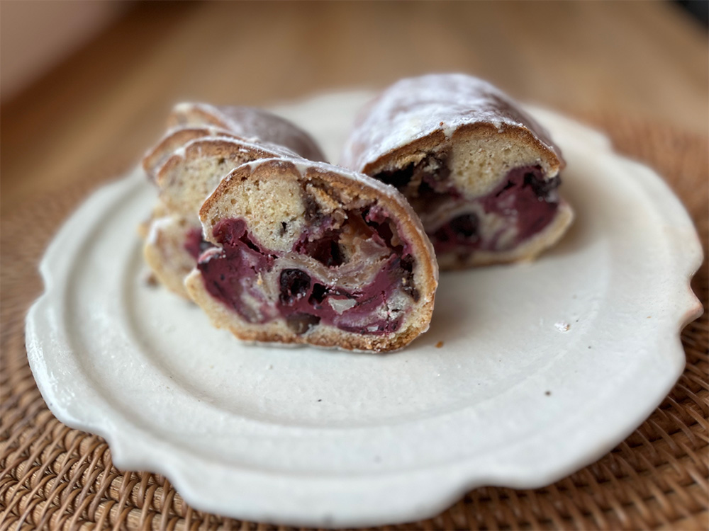 カシスと栗のシュトーレン